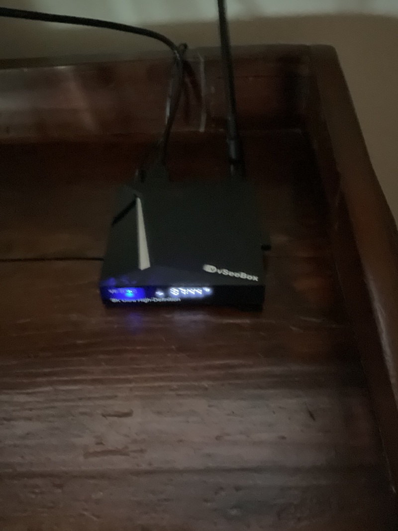 vSeeBox customer review photo — vSeeBox V6 PRO